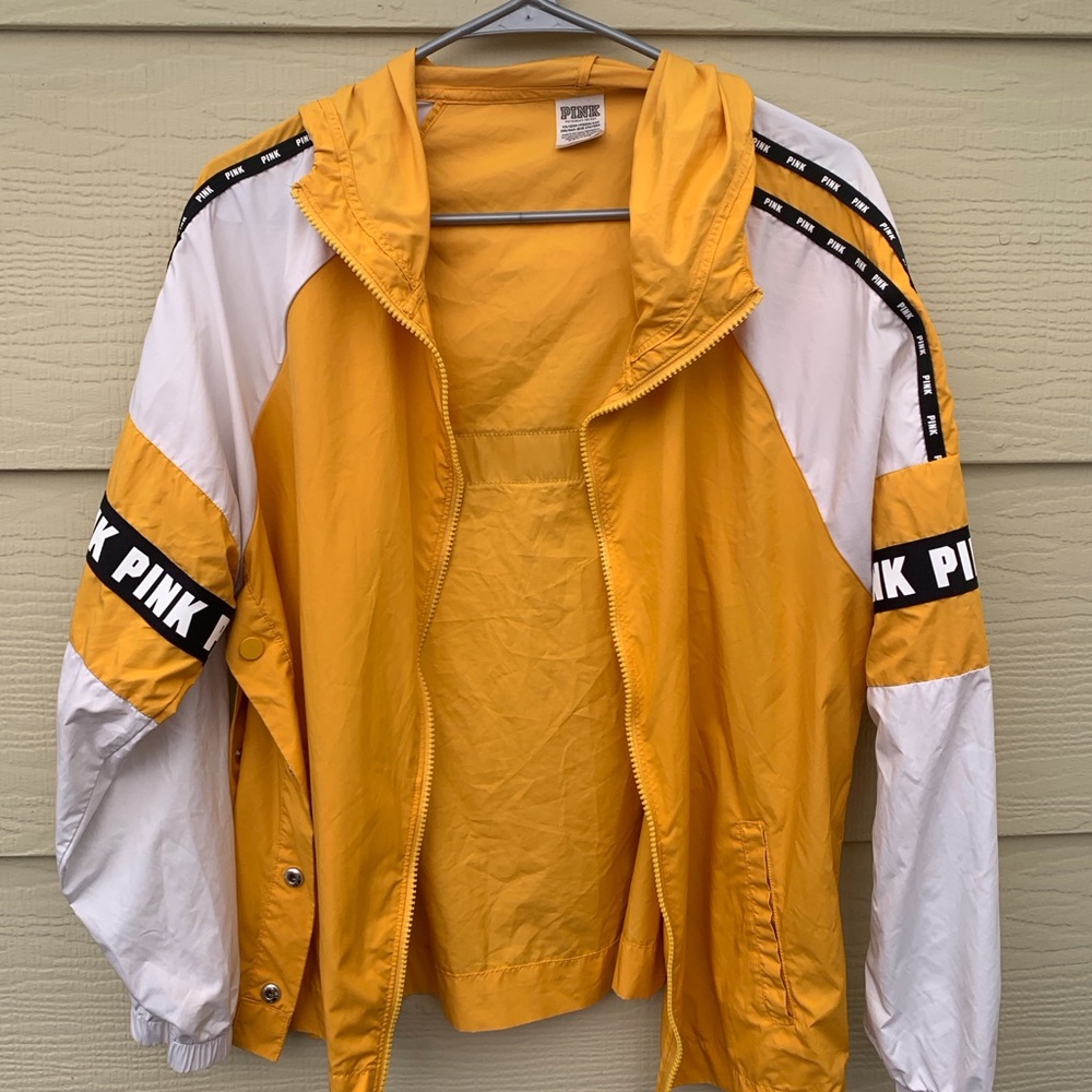 Victoria's Secret Yellow and White Jacket